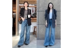 40+女生这样穿更减龄时髦春天“西装+牛
